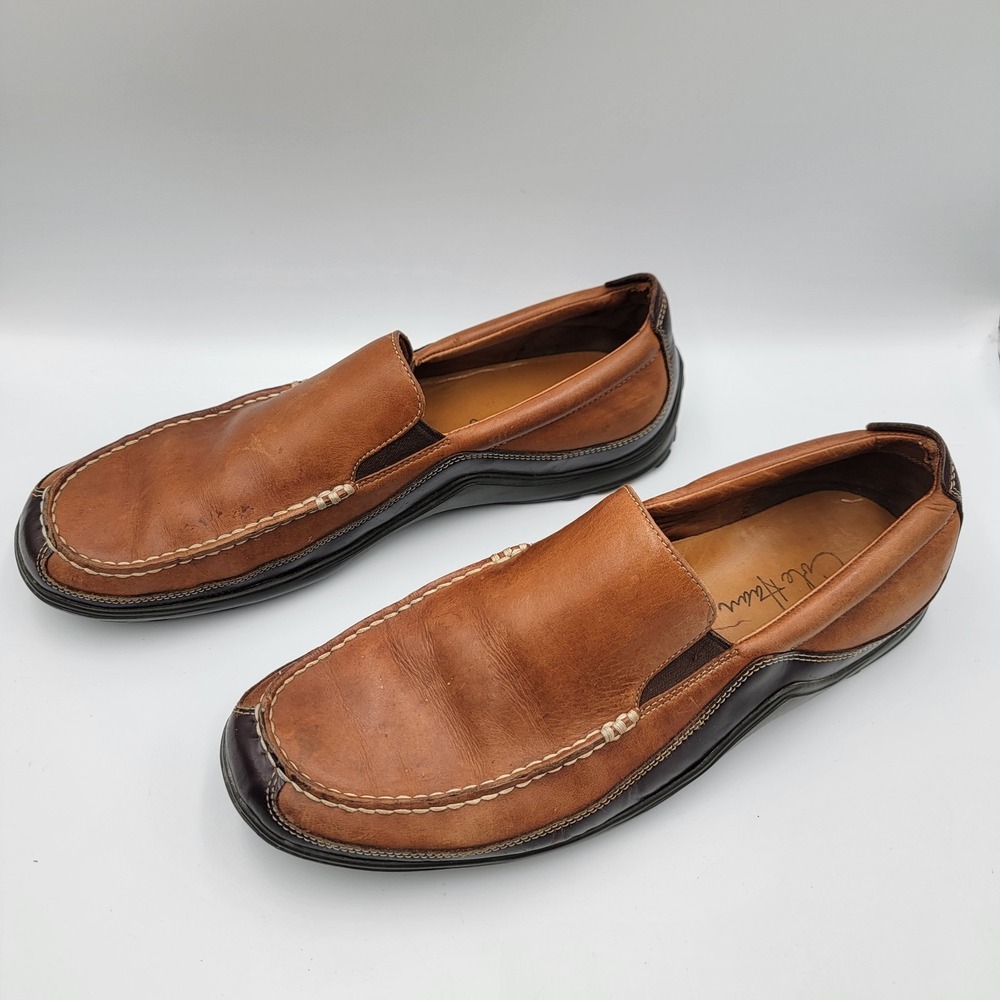 Cole Haan Loafers‎ Mens Sz 11 M Light Brown Leather Slip On Venetian Shoes